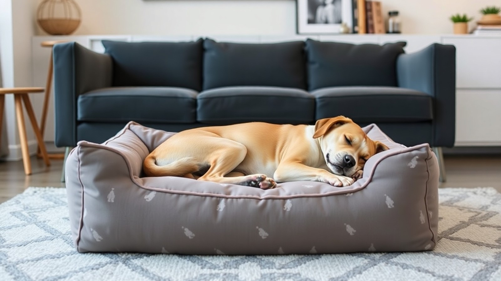 cama gg para cachorro sala confortavel
