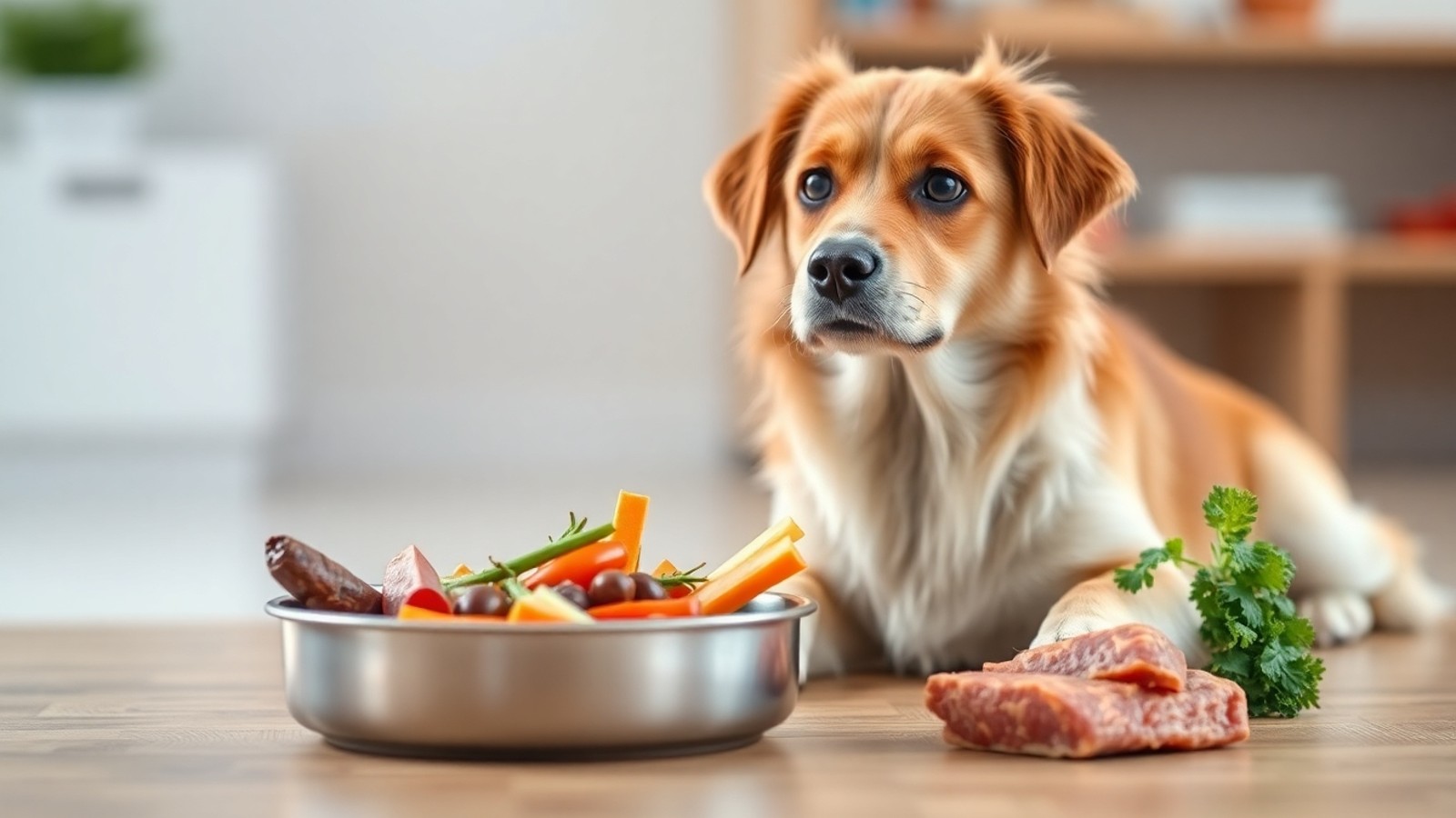 cachorro comida equilibrada