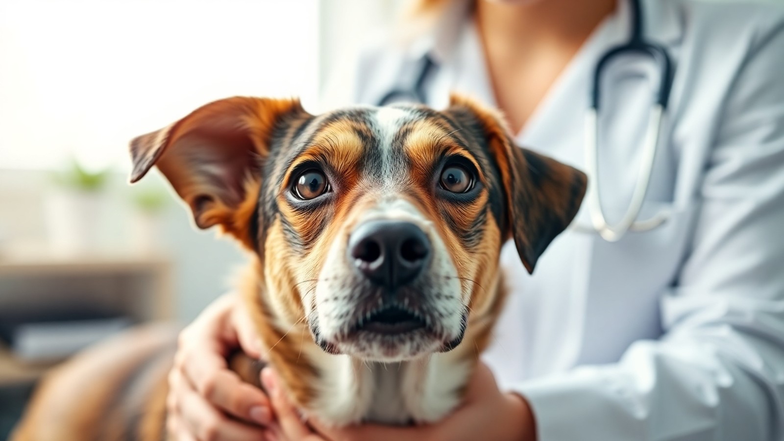 cachorro em avaliacao veterinaria