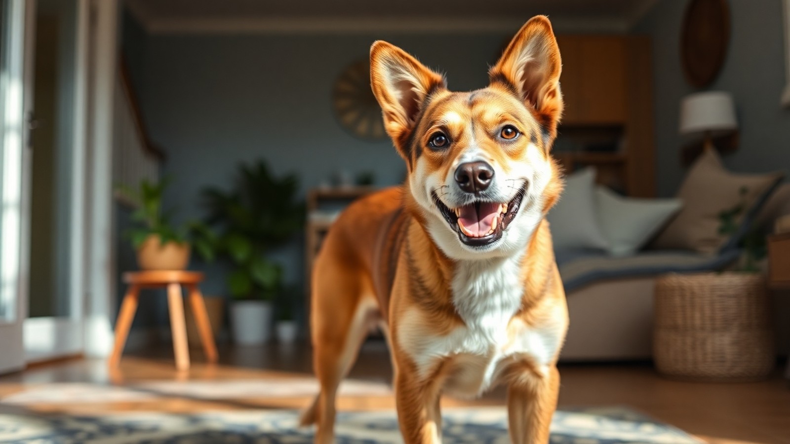 cachorro macho em casa