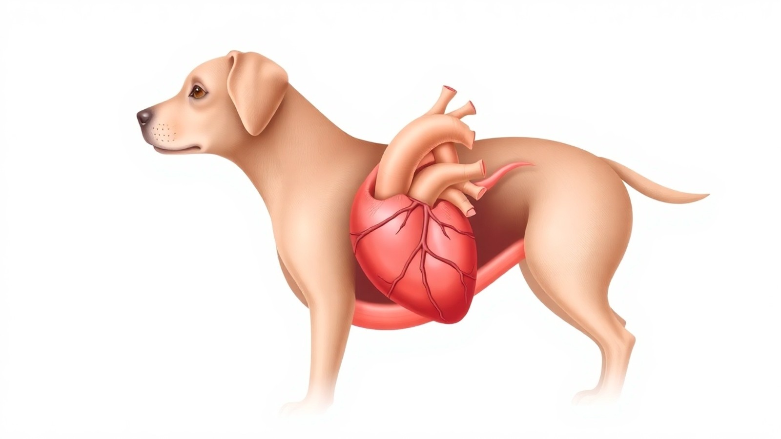coracao canino anatomia torax