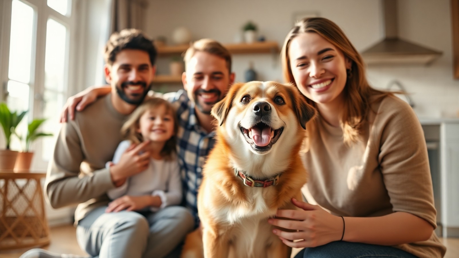 dia do cachorro familia celebrando