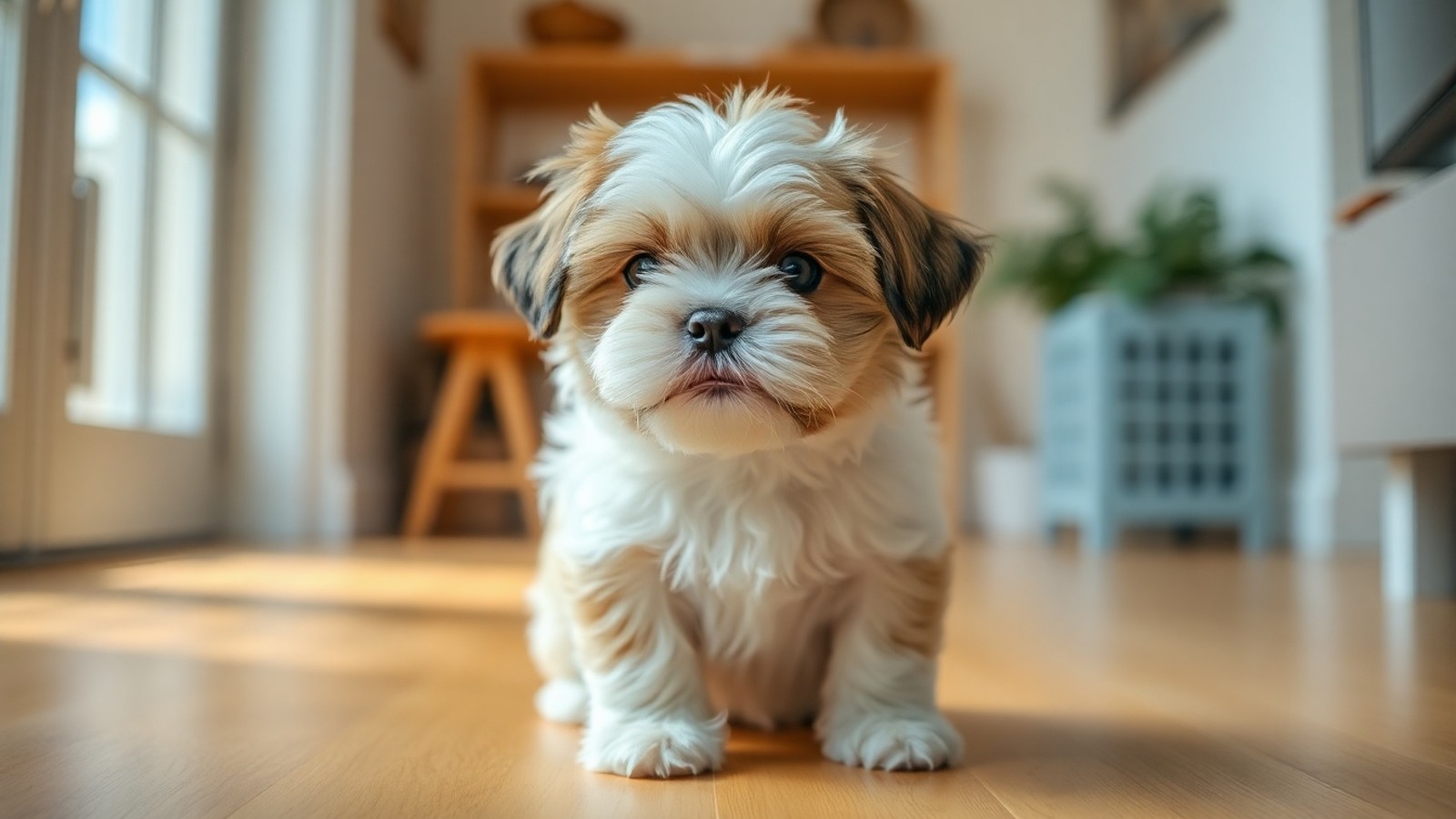 filhote shih tzu adocao lar