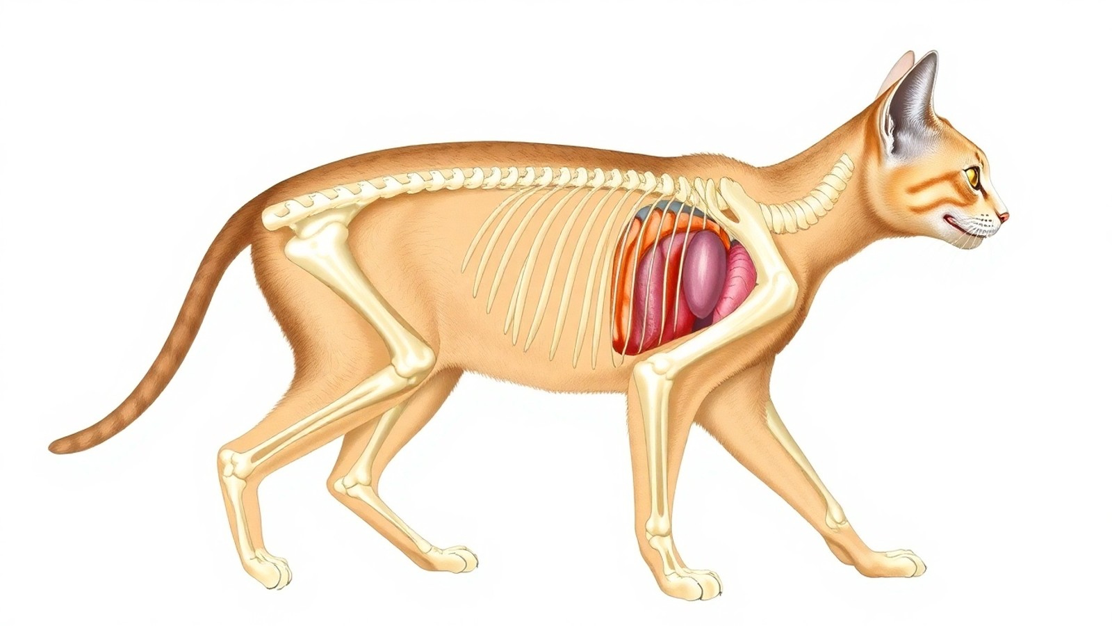 anatomia do gato estrutura geral