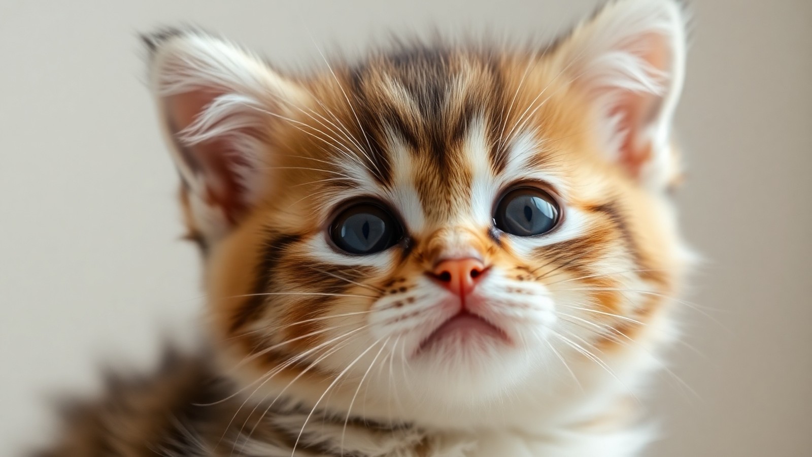 filhote de gato peludo