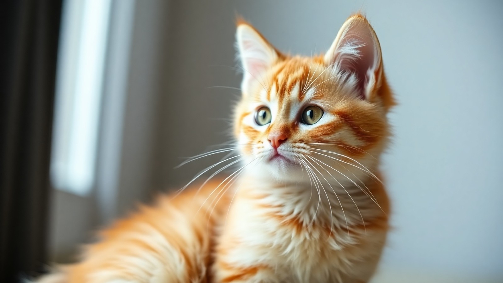 maine coon laranja gatinho mais bonito