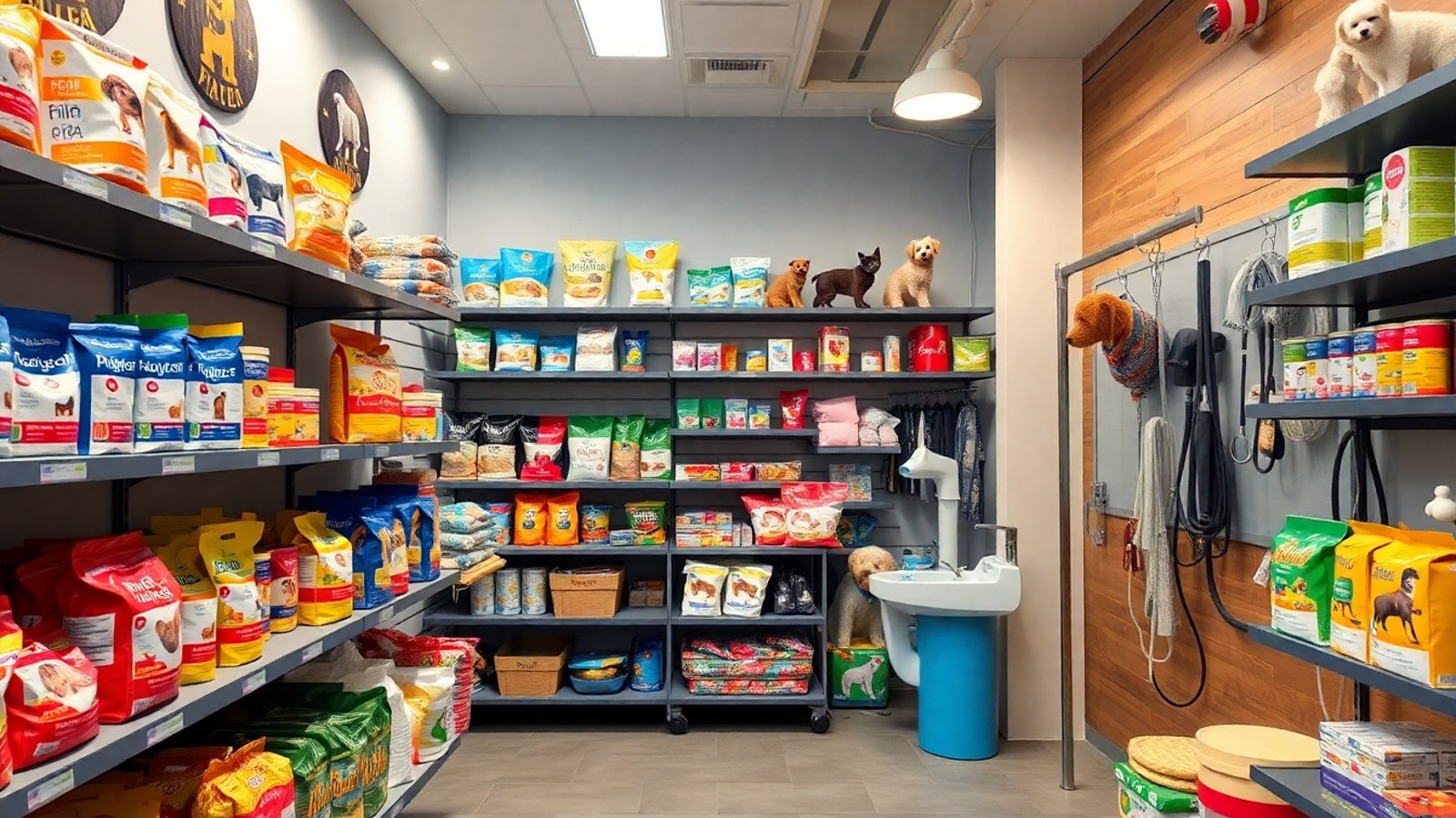 interior pet shop jundiai
