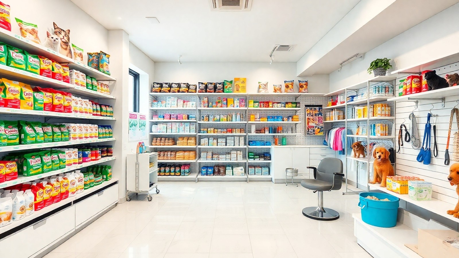 interior pet shop marilia