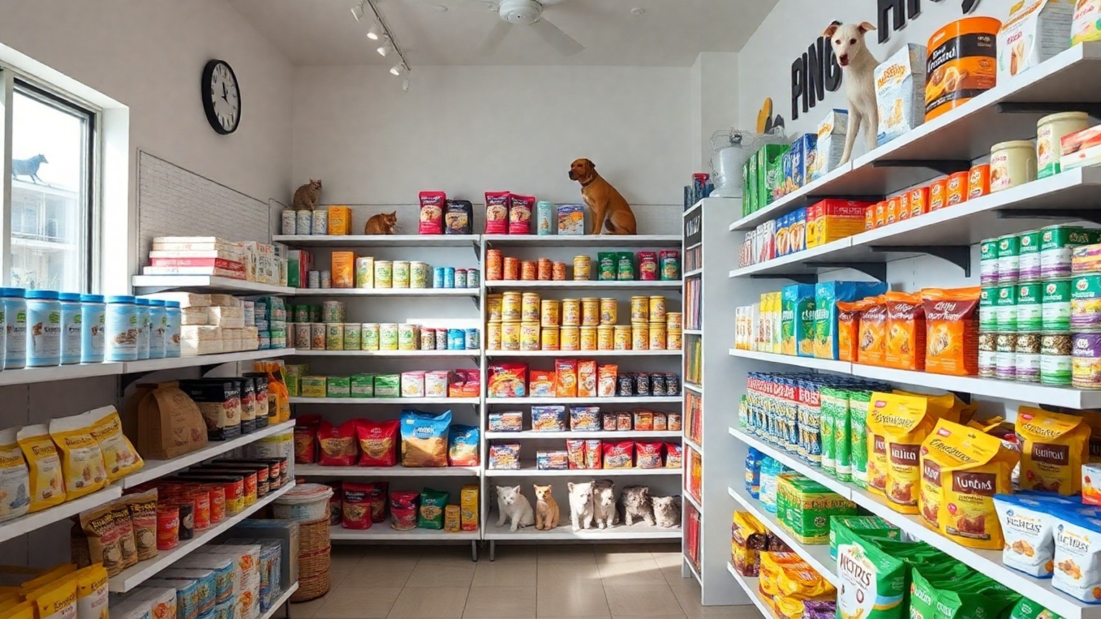 pet shop moderno interior