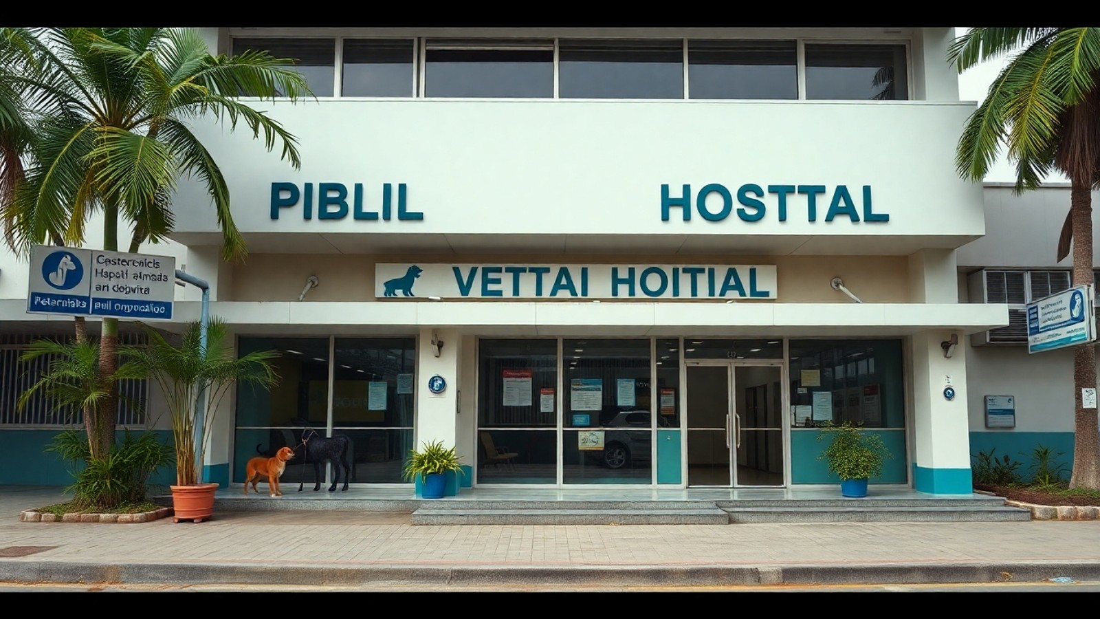 hospital veterinario publico belem fachada
