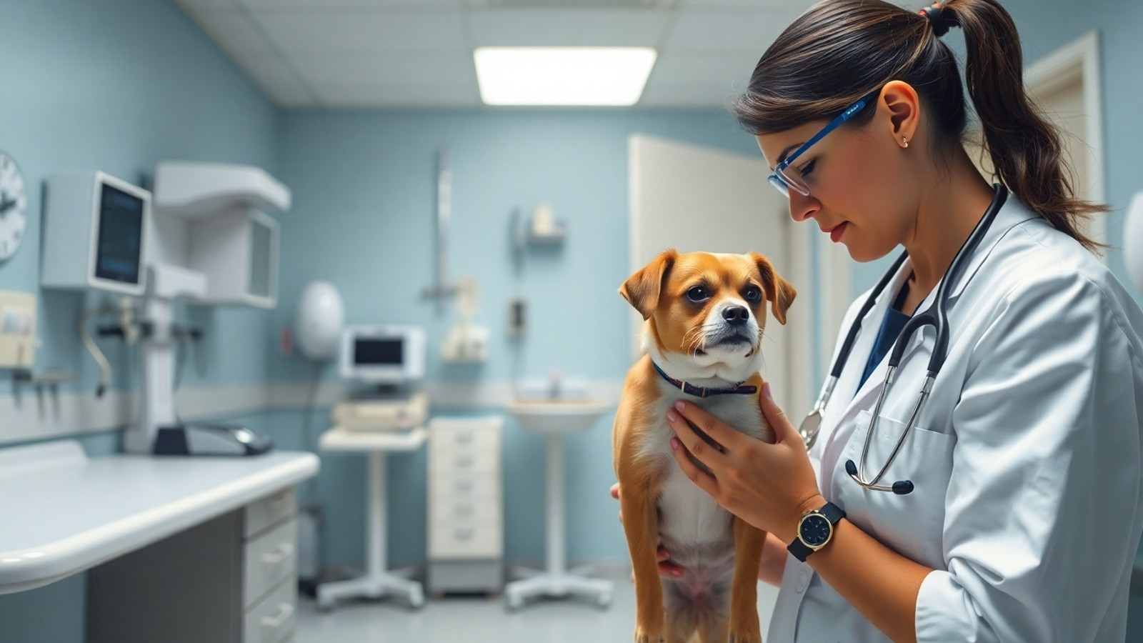 interior clinica veterinaria moderna