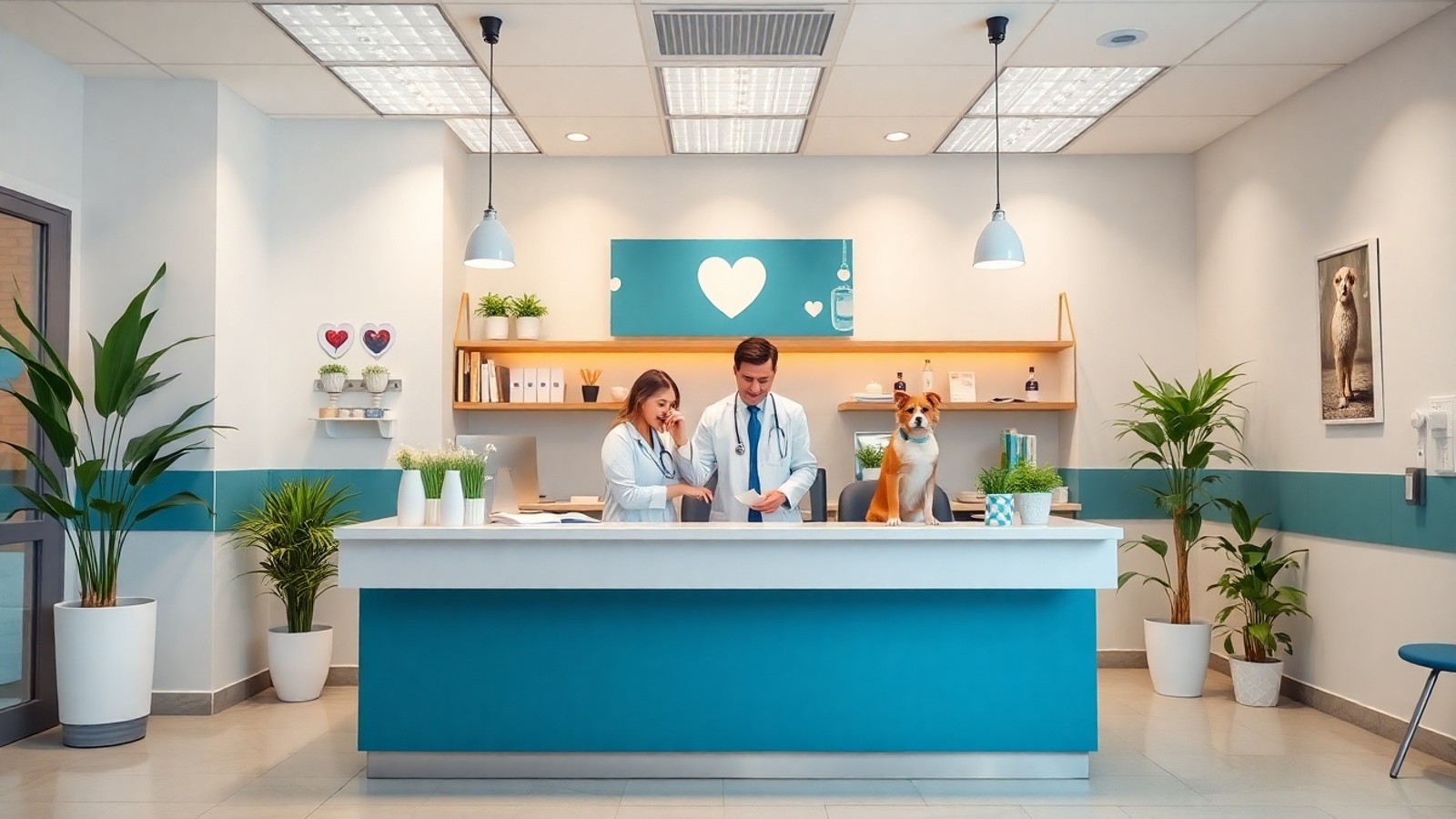 recepcao clinica veterinaria